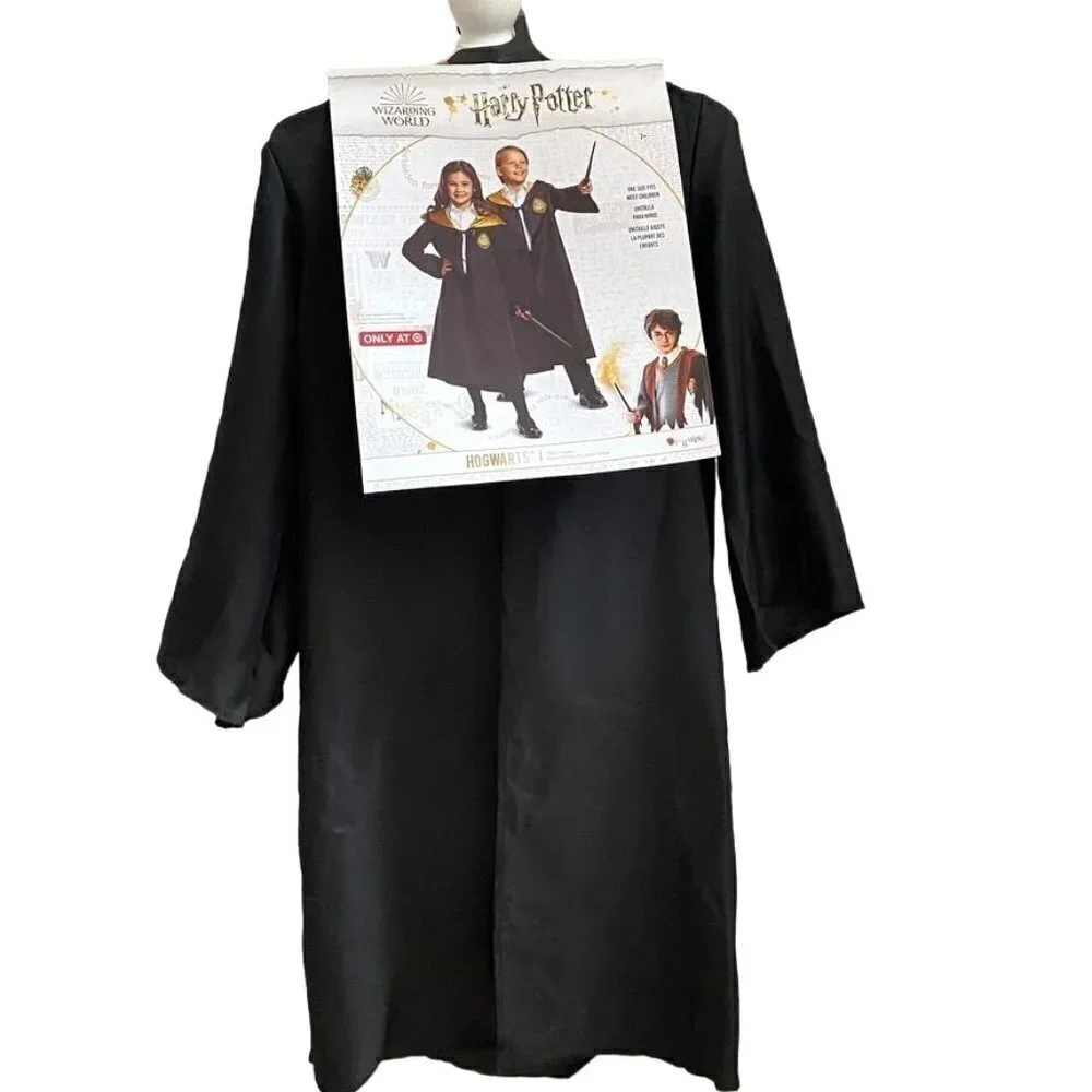 Harry Potter Hogwarts Halloween Costume Robe One Size Kids Unisex